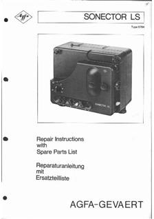 Agfa Sonector LS manual. Camera Instructions.